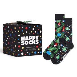 UNISEX HAPPY SOCKS CARAPE 2-PACK HOLIDAY TREE GIFT SET