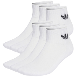 ADIDAS CARAPE 1/4 SOCKS 6P WHITE ZA MUŠKARCE